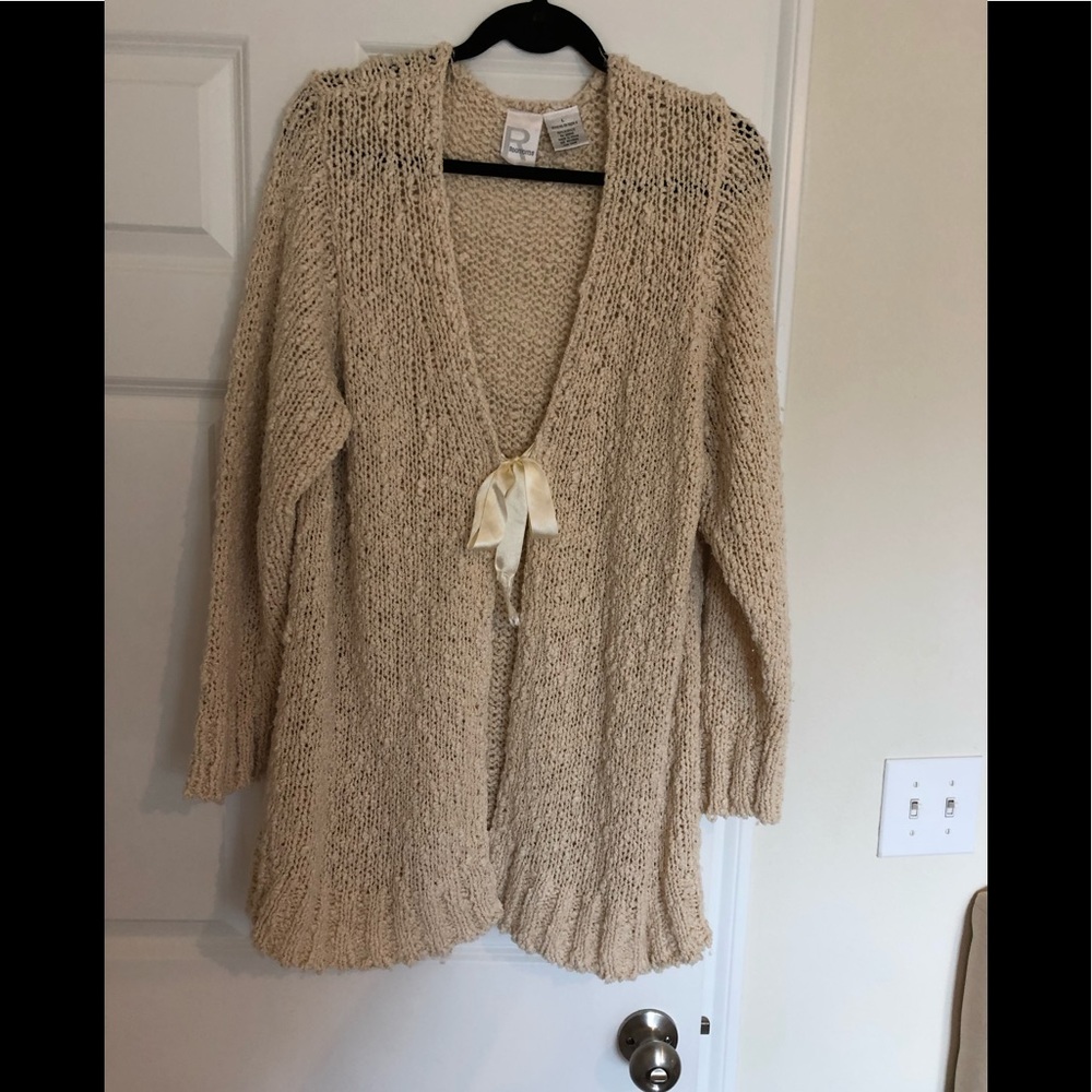 Roamans Ivory Cardigan